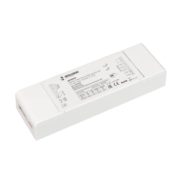 INTELLIGENT ARLIGHT Диммер SMART-PWM-105-72-RGB-MIX-PD-SUF (12-48V, 5x6A, TUYA Wi-Fi, 2.4G) (IARL, Контроллер), артикул 037265(1)