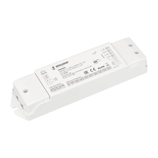 INTELLIGENT ARLIGHT Диммер SMART-CC-2042-RGBW-PD-SUF (12-48V, 4x150-500mA, 2.4G) (IARL, Контроллер), артикул 037420