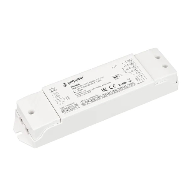 INTELLIGENT ARLIGHT Диммер SMART-CC-2042-RGBW-PD-SUF (12-48V, 4x350-1200mA, 2.4G) (IARL, Контроллер), артикул 037421