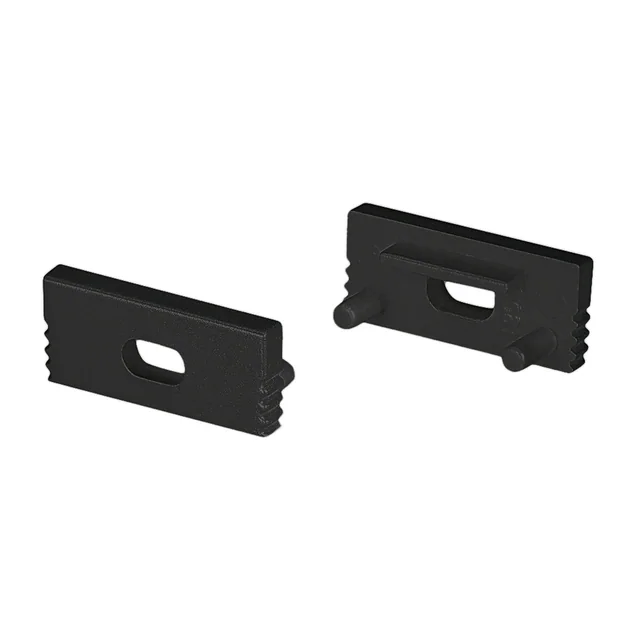 Заглушка SL-SLIM-H7 BLACK с отверстием (Arlight, Пластик), артикул 037510