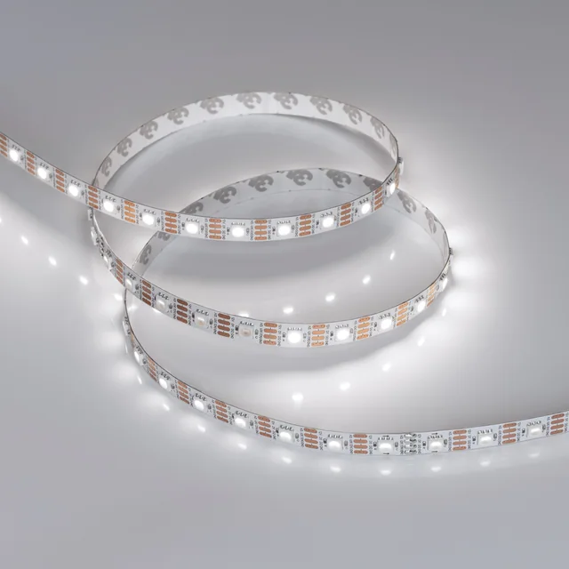 Лента SPI-B60-10mm 12V White6000-PX1-RAM (9.3 W/m, IP20, 5060, 5m) (Arlight, бегущий огонь), артикул 037829