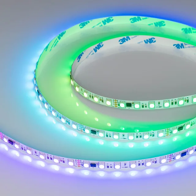 Лента DMX-B72-10mm 24V RGB-PX6 (16 W/m, IP20, 5060, 5m) (Arlight, -), артикул 037869