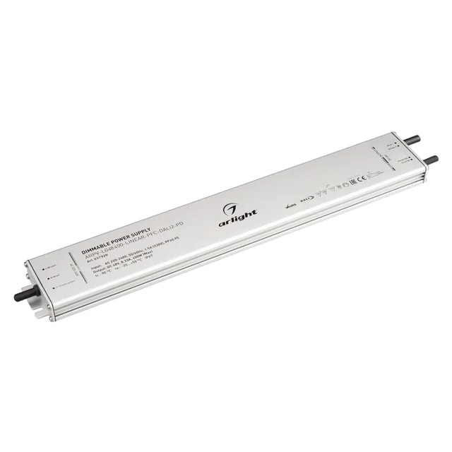 Блок питания ARPV-LG48400-LINEAR-PFC-DALI2-PD (48V, 8.3A, 400W) (Arlight, IP67 Металл, 5 лет), артикул 037926