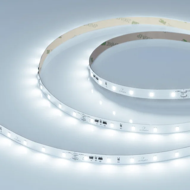 Лента IC-A60-8mm 24V White6000 (4.8 W/m, IP20, 2835, 10m) (Arlight, стабилизированная), артикул 037954