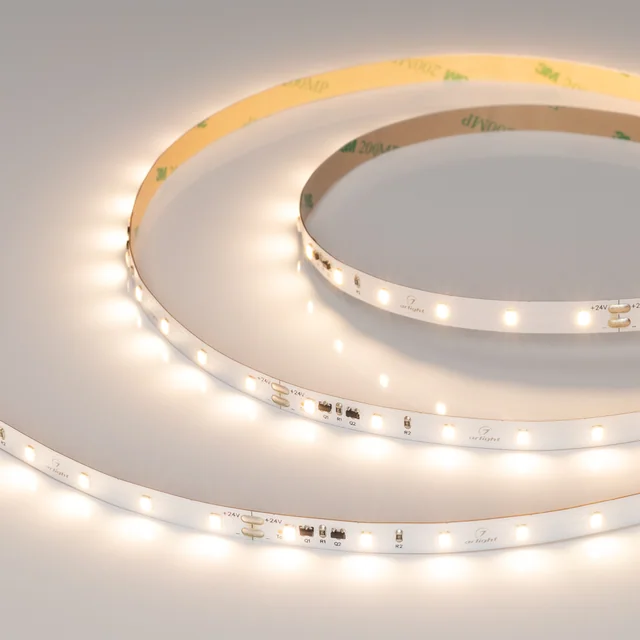 Лента IC-A60-8mm 24V Warm3000 (4.8 W/m, IP20, 2835, 10m) (Arlight, стабилизированная), артикул 037957