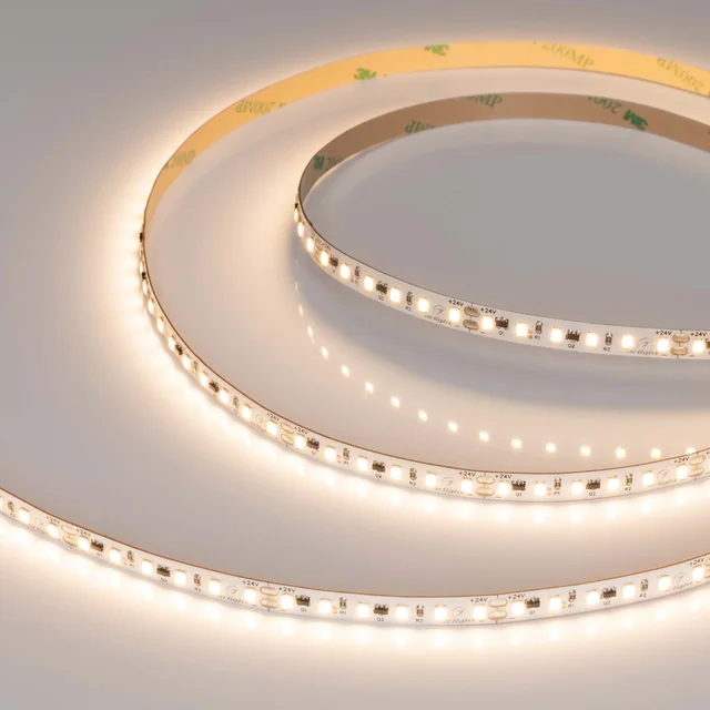 Лента IC-A120-8mm 24V Warm2700 (9.6 W/m, IP20, 2835, 10m) (Arlight, стабилизированная), артикул 037965