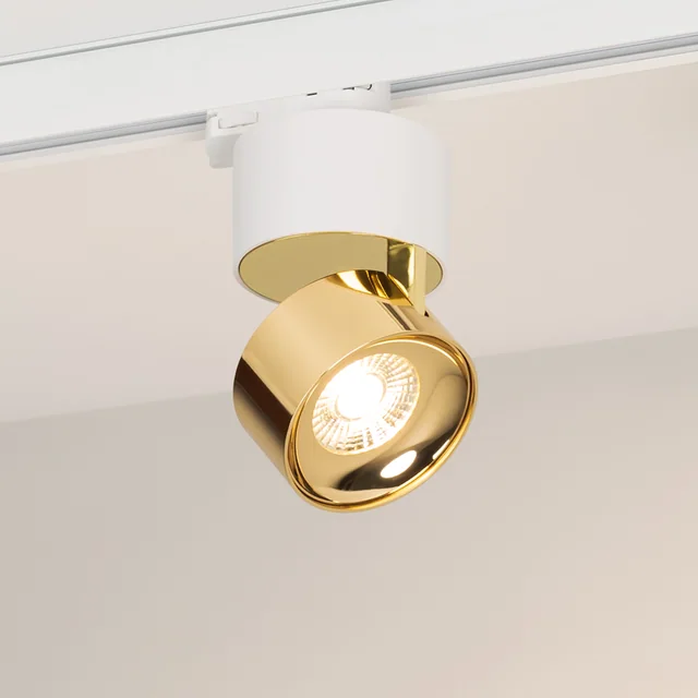 Светильник SP-PLURIO-TRACK-4TR-R77-9W Day4000 (WH-BRS, 36 deg, 230V) (Arlight, IP20 Металл, 3 года), артикул 038100