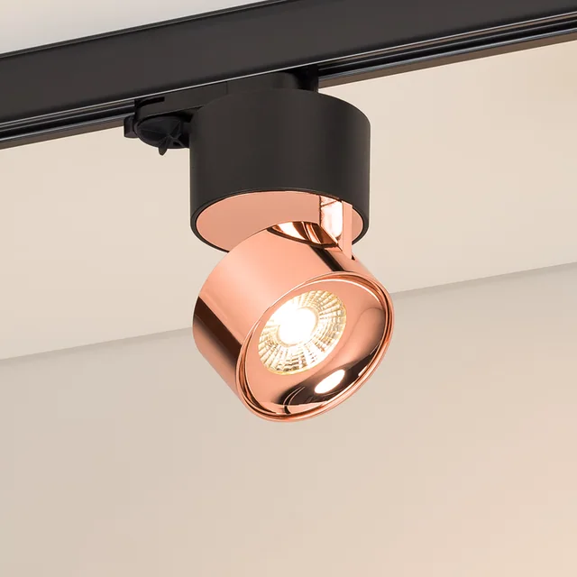 Светильник SP-PLURIO-TRACK-4TR-R77-9W Warm3000 (BK-COP, 36 deg, 230V) (Arlight, IP20 Металл, 3 года), артикул 038123