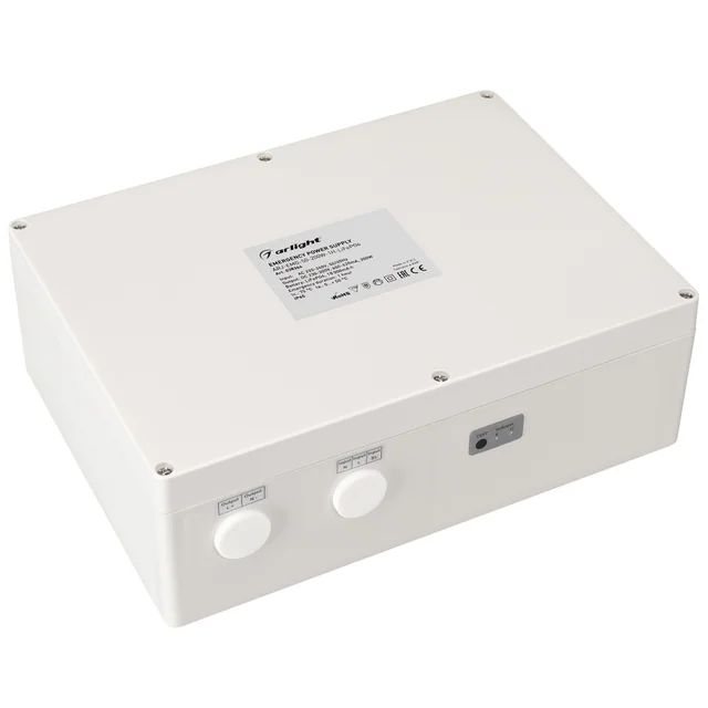 Блок аварийного питания ARJ-EMG-50-200W-1H-LiFePO4 (Arlight, IP65 Пластик, 3 года), артикул 038364