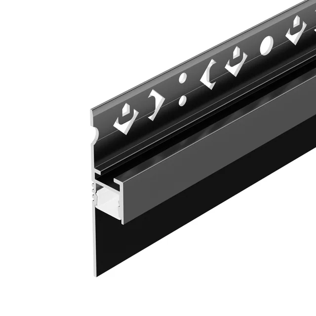 Профиль ARH-PLINTUS-FANTOM-2000 BLACK (Arlight, Алюминий), артикул 038550