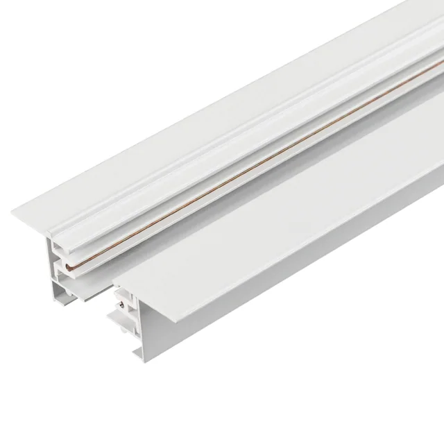 Трек LGD-2TR-TRACK-F-2000-WH-M (C) (Arlight, IP20 Металл, 3 года), артикул 038671