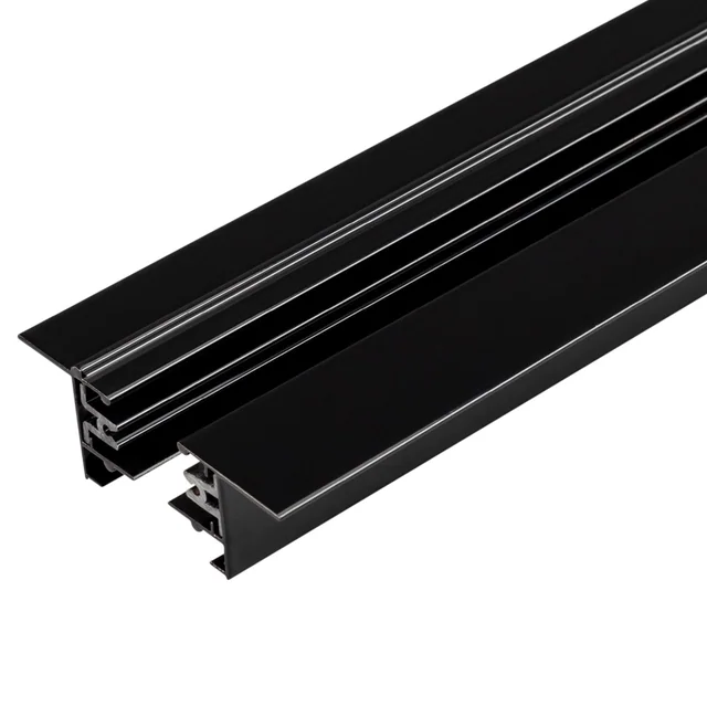 Трек LGD-2TR-TRACK-F-1000-BK-M (C) (Arlight, IP20 Металл, 3 года), артикул 038672