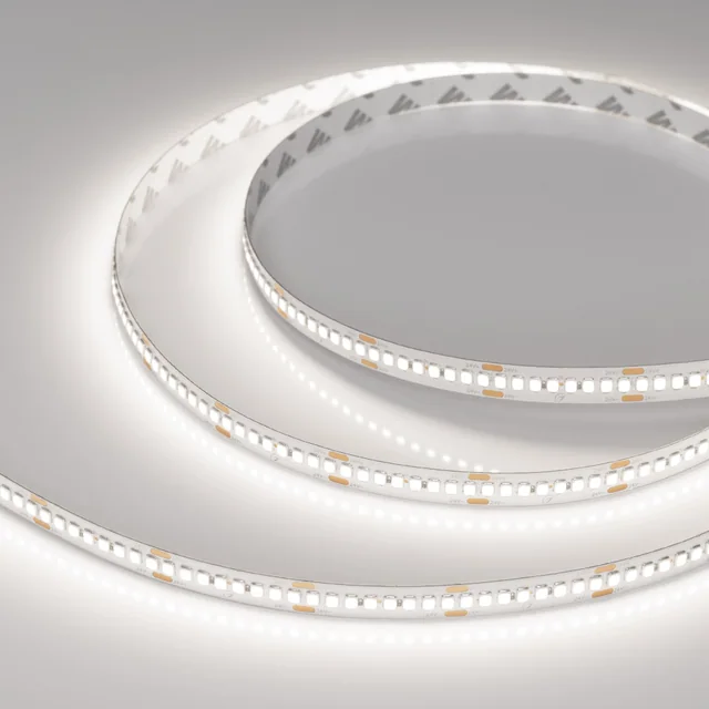 Лента RT-A240-10mm 24V Day5000 (22 W/m, IP20, 2835, 5m) (Arlight, высок.эфф.150 лм/Вт), артикул 038742
