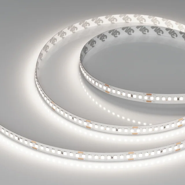 Лента RT-A192-10mm 24V Day5000 (17.6 W/m, IP20, 2835, 5m) (Arlight, высок.эфф.150 лм/Вт), артикул 038743