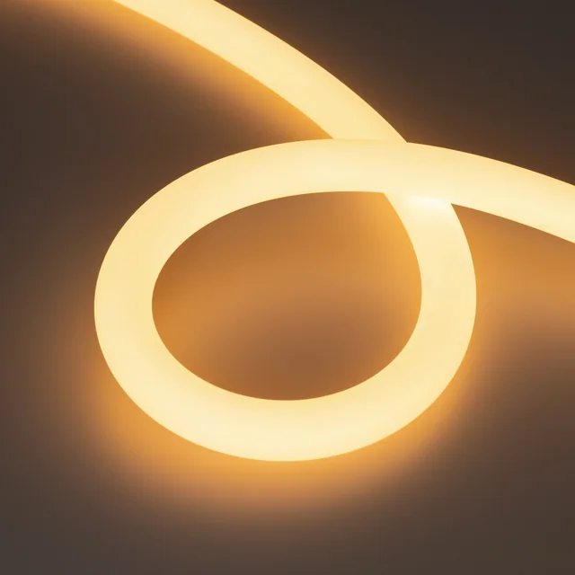 Лента герметичная MOONLIGHT-TOP-A336-D25mm 24V Warm2700 360deg (14.4 W/m, IP65, 2835, 5m, wire x1) (Arlight, Вывод прямой, 3 года), артикул 038747