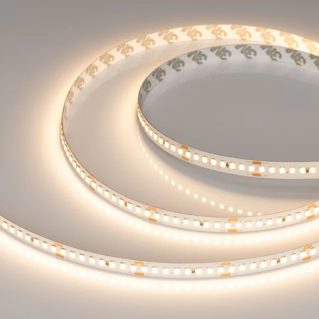Лента RT-A192-10mm 24V Warm3000 (17.6 W/m, IP20, 2835, 5m) (Arlight, высок.эфф.150 лм/Вт), артикул 038775