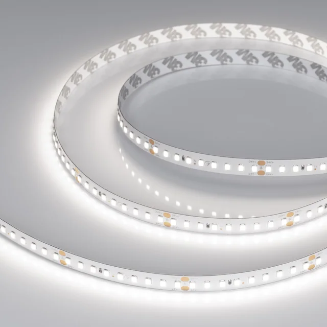 Лента RT-A144-10mm 24V White6000 (7.7 W/m, IP20, 2835, 5m) (Arlight, высок.эфф.200 лм/Вт), артикул 038783