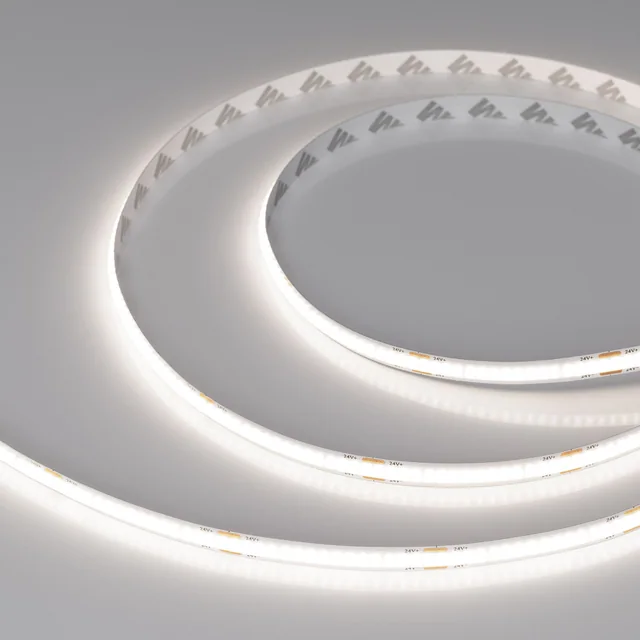 Лента COB-X320-8mm 24V White6000 (8 W/m, IP20, 5m) (Arlight, -), артикул 039020(1)