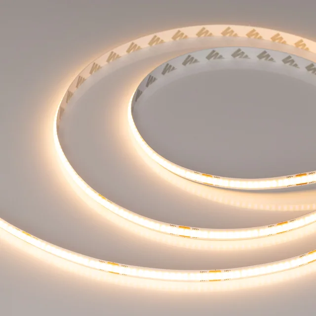 Лента COB-X320-8mm 24V Warm2700 (8 W/m, IP20, 5m) (Arlight, -), артикул 039023(1)