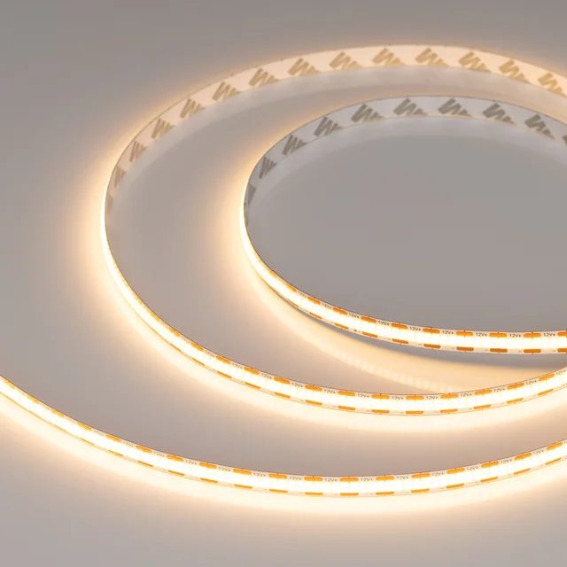 Лента COB-X400-8mm 12V Warm2700 (9 W/m, IP20, CSP, 2.5m) (Arlight, -), артикул 039046