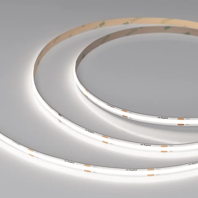 Лента COB-X480-8mm 24V White6000 (8 W/m, IP20, CSP, 5m) (Arlight, -), артикул 039057