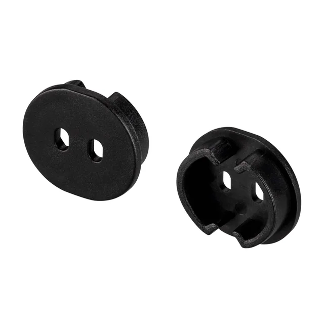 Заглушка ARH-ROUND-D20-DUAL BLACK с отверстием (Arlight, Пластик), артикул 039302