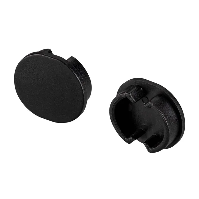 Заглушка ARH-ROUND-D20-DUAL BLACK глухая (Arlight, Пластик), артикул 039303