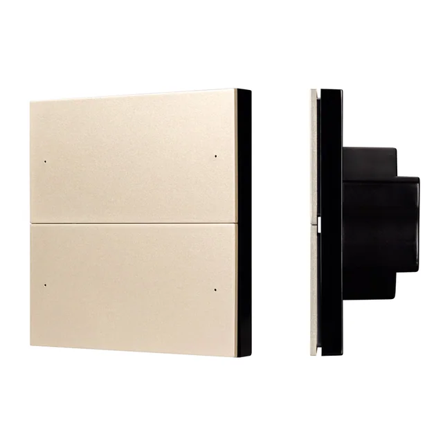 INTELLIGENT ARLIGHT Кнопочная панель SMART-DMX512-801-22-4G-4SC-DIM-IN Gold (230V, 2.4G) (IARL, IP20 Пластик, 5 лет), артикул 039313