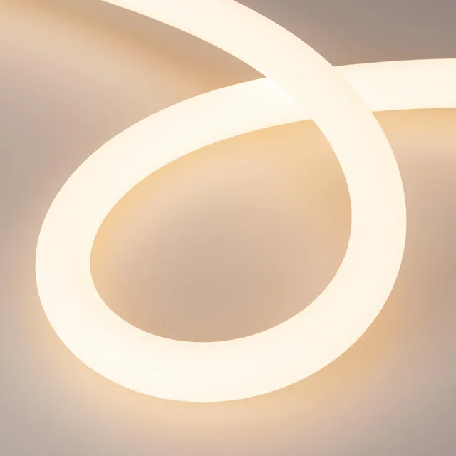 Лента герметичная MOONLIGHT-SIDE-A336-D40mm 24V Warm2700 360deg (15 W/m, IP65, 2835, 5m, wire x1) (Arlight, Вывод боковой, 3 года), артикул 039320
