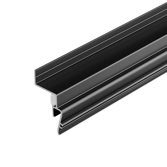 Профиль STRETCH-SHADOW-2000 BLACK (A2-CONTOUR-PRO) (Arlight, Алюминий), артикул 039510