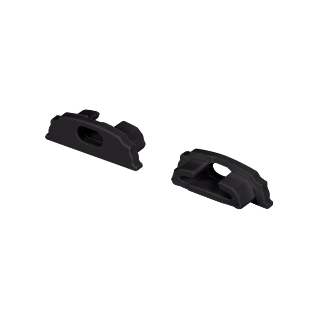 Заглушка ARH-BENT-W18 BLACK с отверстием (Arlight, Пластик), артикул 039589