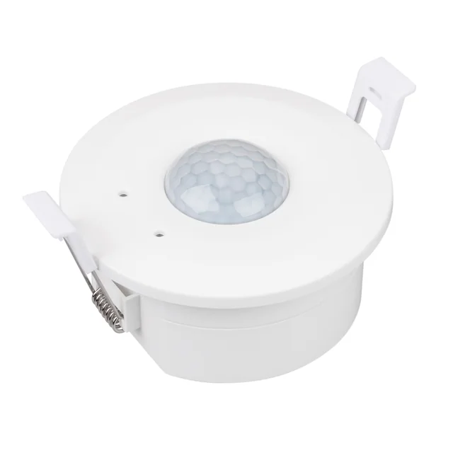 INTELLIGENT ARLIGHT Датчик движения SMART-0-10V-1001-14-62-IN White (230V, 1x4A, Relay, PIR, 2.4G) (IARL, IP20 Пластик, 5 лет), артикул 039714