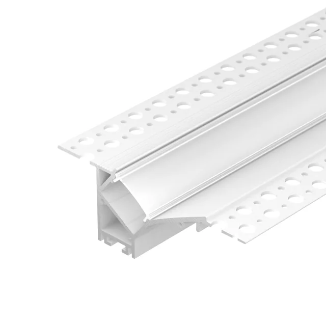 Профиль FANTOM-W45-BEVEL-2000 WHITE (Arlight, Алюминий), артикул 039949