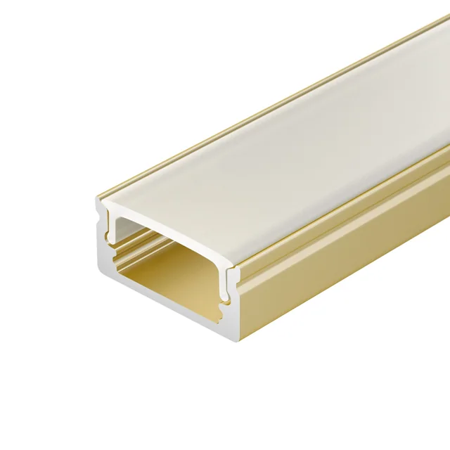 Профиль LINE-1708-2000 ANOD GOLD (Arlight, Алюминий), артикул 039987
