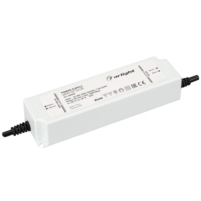 Блок питания ARPV-SP-24150 (24V, 6.25A, 150W) (Arlight, IP67 Пластик, 5 лет), артикул 040048