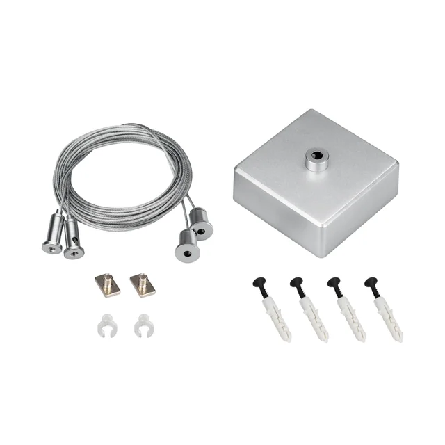 Подвес ARL-2x4m Set (Silver box, Pad 9x2mm) (Arlight, Металл), артикул 040294