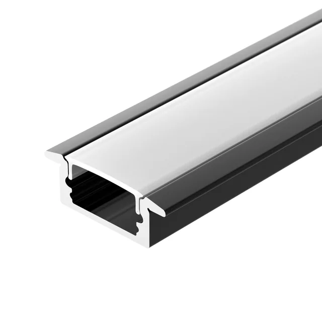 Профиль LINE-2308-F-2000 ANOD BLACK (Arlight, Алюминий), артикул 040301