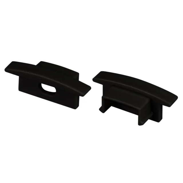 Заглушка LINE-2308-F BLACK с отверстием (Arlight, Пластик), артикул 040320