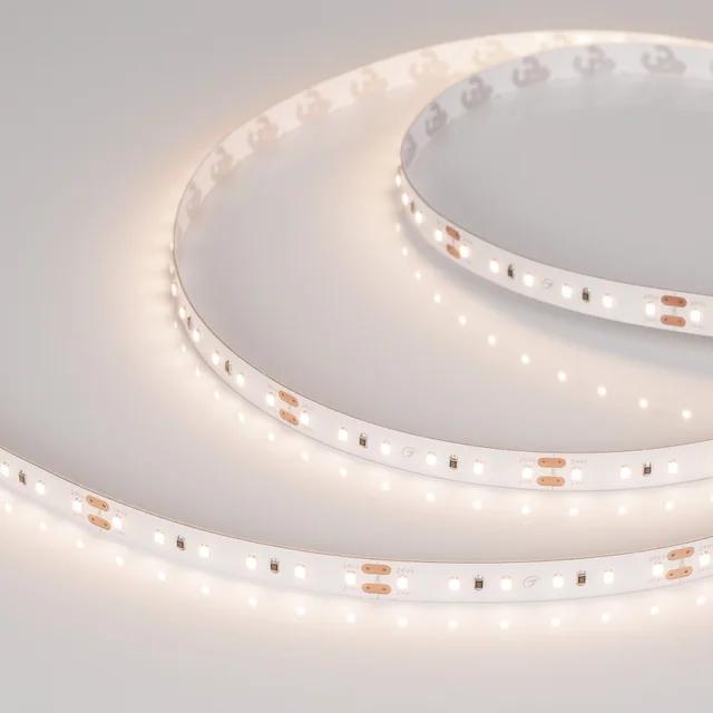 Лента MICROLED-M120-8mm 24V Warm3500 (6.5 W/m, IP20, 2216, 5m) (Arlight, Открытый), артикул 040585
