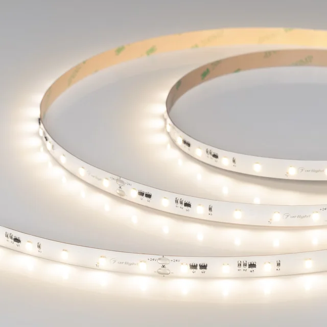 Лента IC-A60-10mm 24V Warm3500 (4.8 W/m, IP20, 2835, 20m) (Arlight, 4.8 Вт/м, IP20), артикул 040669