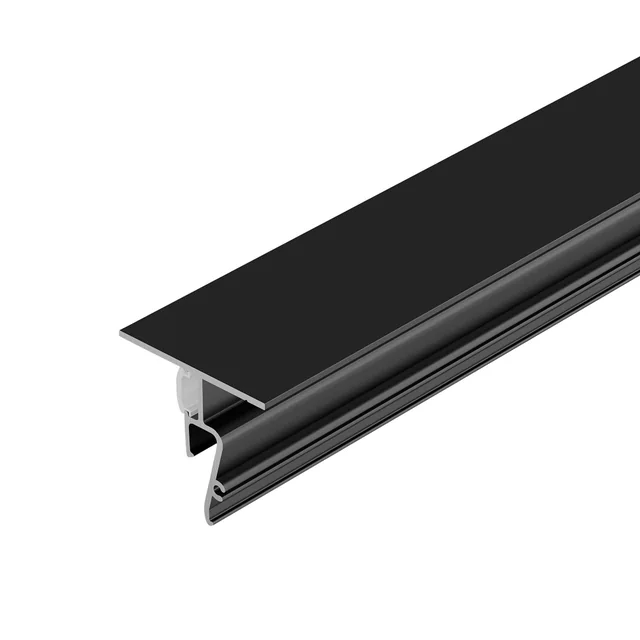 Профиль STRETCH-SHADOW-CEIL-2000 BLACK (A2-CONTOUR-PRO) (Arlight, Алюминий), артикул 040703