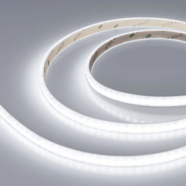 Лента герметичная RTW-PSW-A120-10mm 24V White6000 (9.6 W/m, IP67, 2835, 5m) (Arlight, 5 лет), артикул 040708