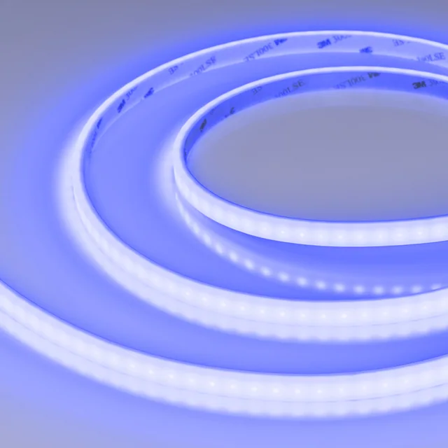 Лента герметичная RTW-PSW-A120-10mm 24V Blue (9.6 W/m, IP67, 2835, 5m) (Arlight, 5 лет), артикул 040764