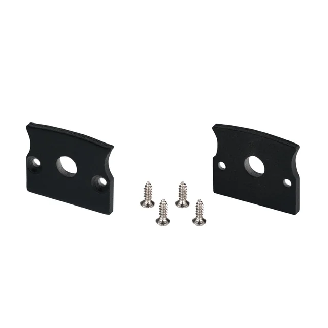 Заглушка CEIL-S14-SHADOW FLAT BLACK с отверстием (Arlight, Металл), артикул 040781
