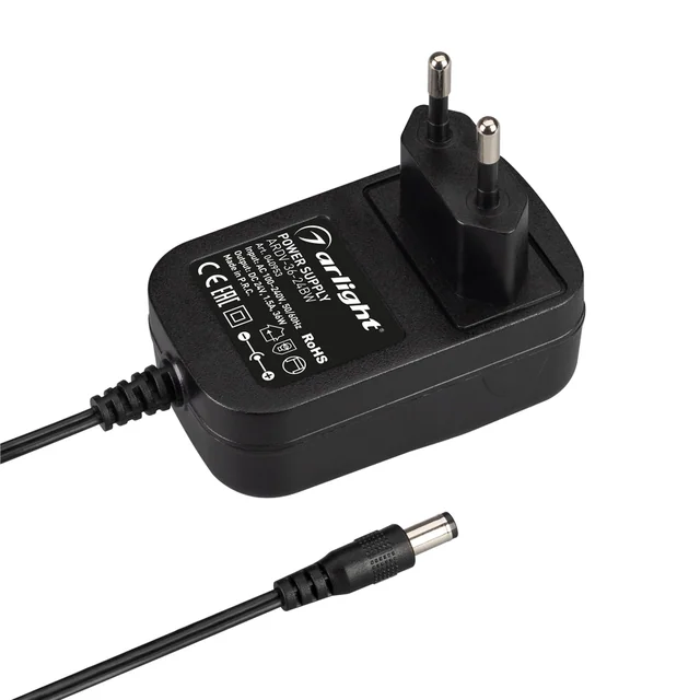 Блок питания ARDV-36-24BW (24V, 1.5A, 36W) (Arlight, Адаптер, 3 года), артикул 040953