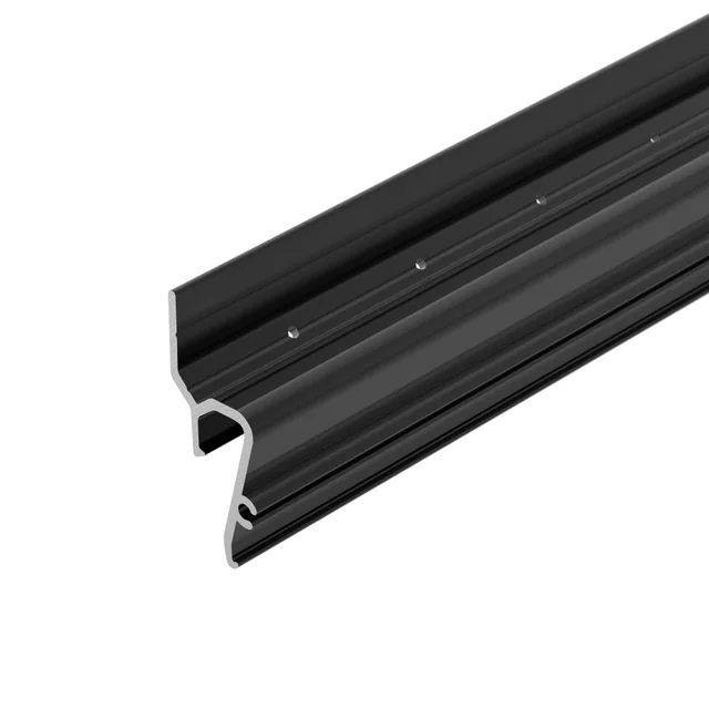 Профиль STRETCH-SHADOW-TECH-VENT-2000 BLACK (A2-DELTA) (Arlight, Алюминий), артикул 041160