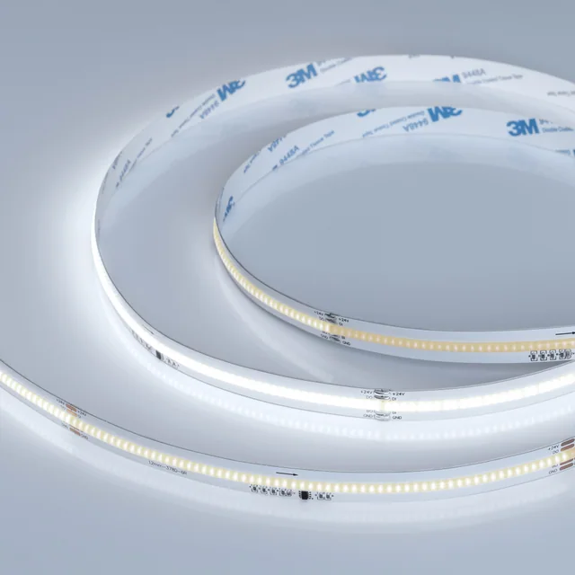 Лента SPI-COB-X378-12mm 24V White6000-PX63-BPT (7 W/m, IP20, 5m) (Arlight, бегущий огонь), артикул 041735