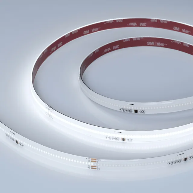 Лента герметичная SPI-COB-SE-X378-12mm 24V White6000-PX63-BPT (7 W/m, IP65, 5m) (Arlight, бегущий огонь), артикул 041738