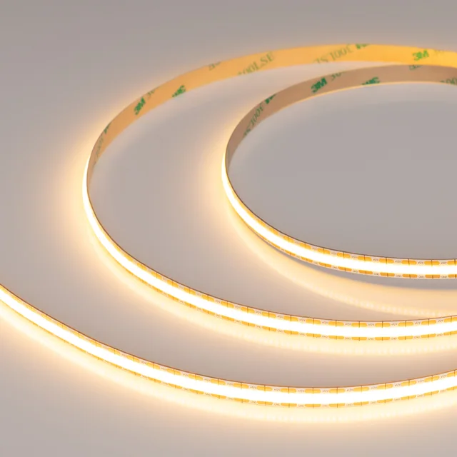 Лента COB-X528-8mm 12V Warm2700 (11 W/m, IP20, CSP, 5m) (Arlight, -), артикул 041795