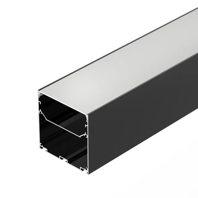 Профиль LINE-S-7575-3000 BLACK (Arlight, Алюминий), артикул 041857